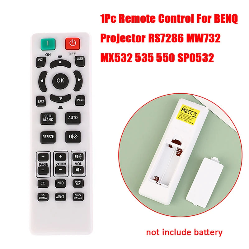 BenQ Projector Replacement Remote RS7286 MW732 MX532 MX550 Projector Remote Control Babs Default Title