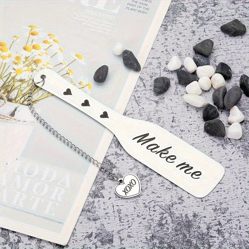 2pcs Engraved Heart Stainless Steel Bookmarks – Romantic Gift Engraved Bookmark Set Babs