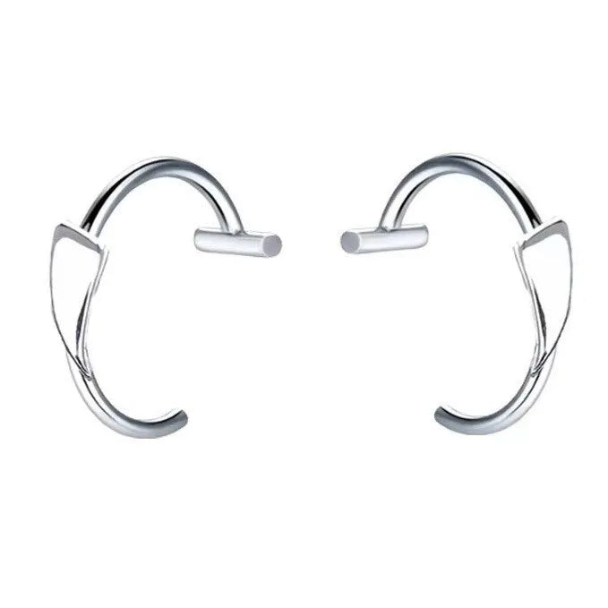Stainless Steel Wolf Fang Lip Clips – Edgy Fashion Body Jewelry Body Jewelry Babs 1 pair Labret, Lip Piercing Jewelry Face|Hoop