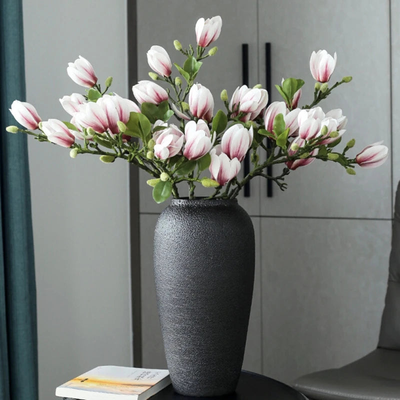 Silk Magnolia Artificial Flower Bouquet – Wedding & Home Decor Artificial Flower Bouquet Babs