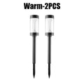 Solar Garden Stake Light – Rainproof Outdoor Path Lamp Solar Garden Light Babs Warm 2PCS