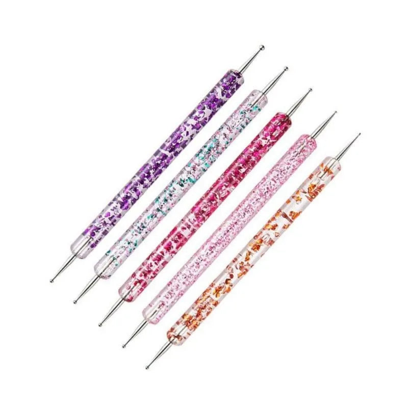 5-Piece Double-Ended Nail Art Dotting Pen Set | Manicure Tools Nail Art Dotting Pen Babs 5pcs