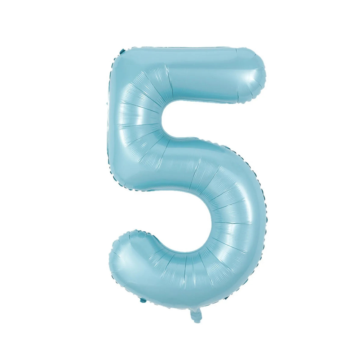 40" Pearl Blue Number Foil Balloons 0–9 | Party Decoration Number Foil Balloon Babs F One Size