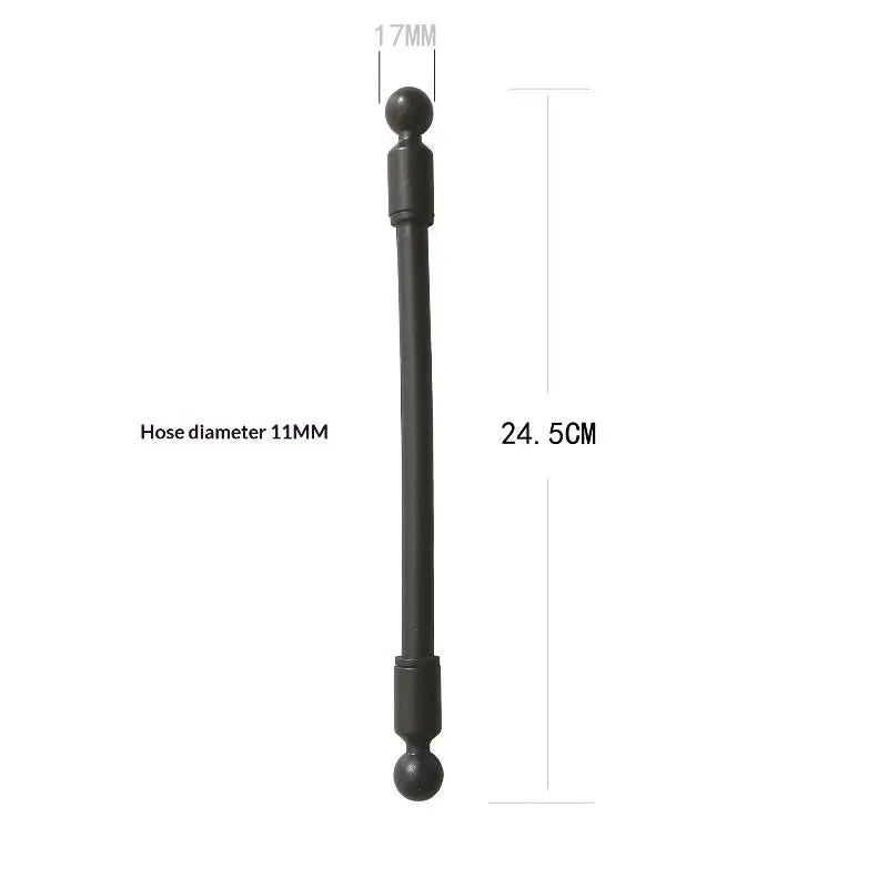 Dual Ball Head Extension Rod for Car Phone Mount – Flexible ABS Car Mount Accessory Babs A2