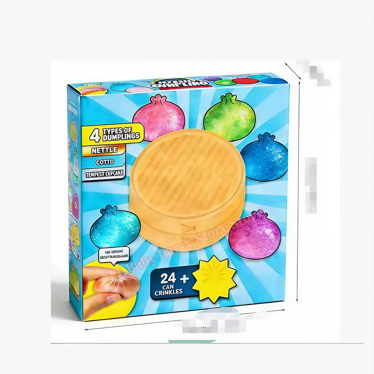 24-Day Dumpling Squishy Advent Calendar Blind Box Xmas Gift Squishy Advent Calendar Babs C Style