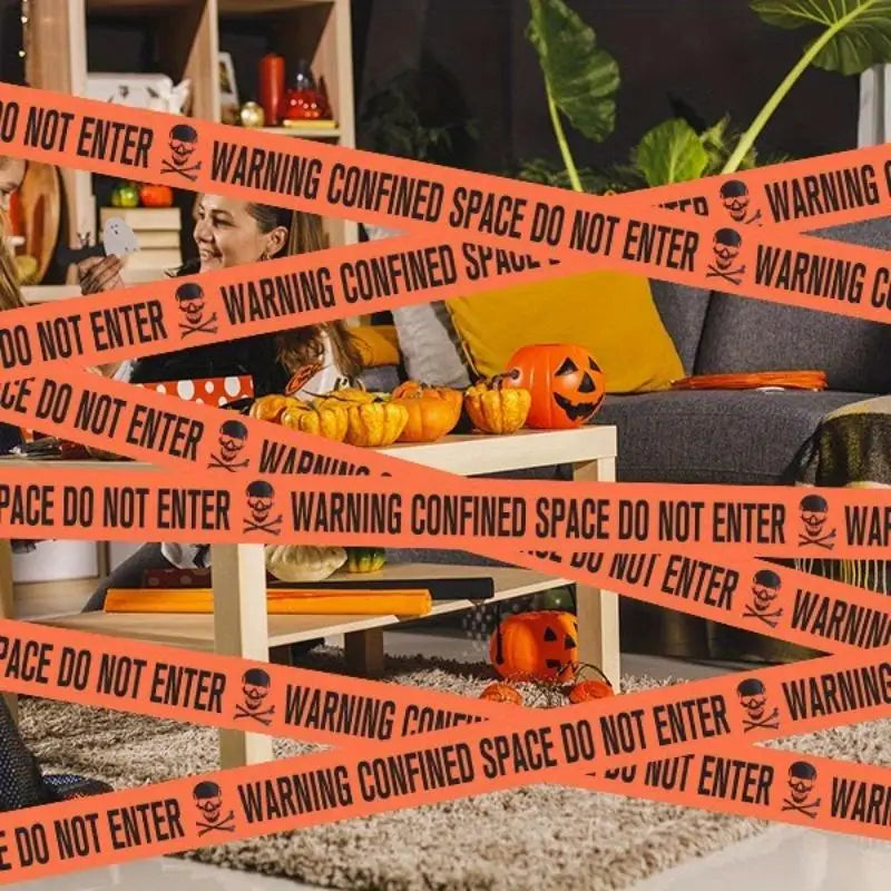 Halloween Zombie Caution Tape 6M – Fright Party Decoration Halloween Decoration Tape Babs