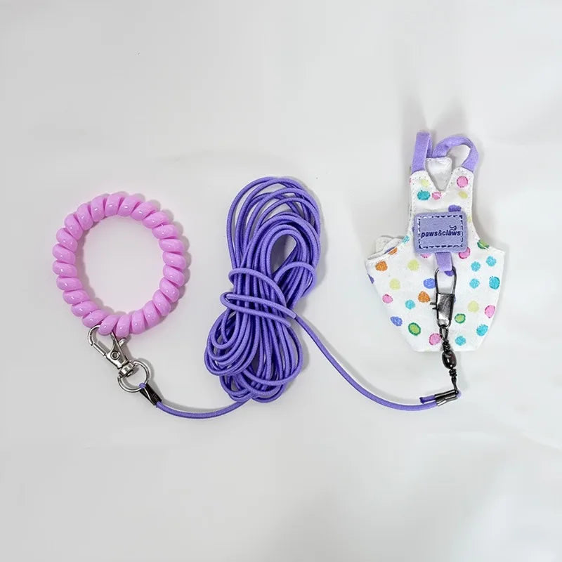 Parrot Flight Harness & Leash for Budgie & Lovebird Outdoor Bird Flight Harness Babs