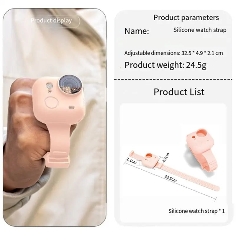 Insta360 Go Ultra Silicone Wrist Strap & Adjustable Mount Camera Wrist Strap Babs
