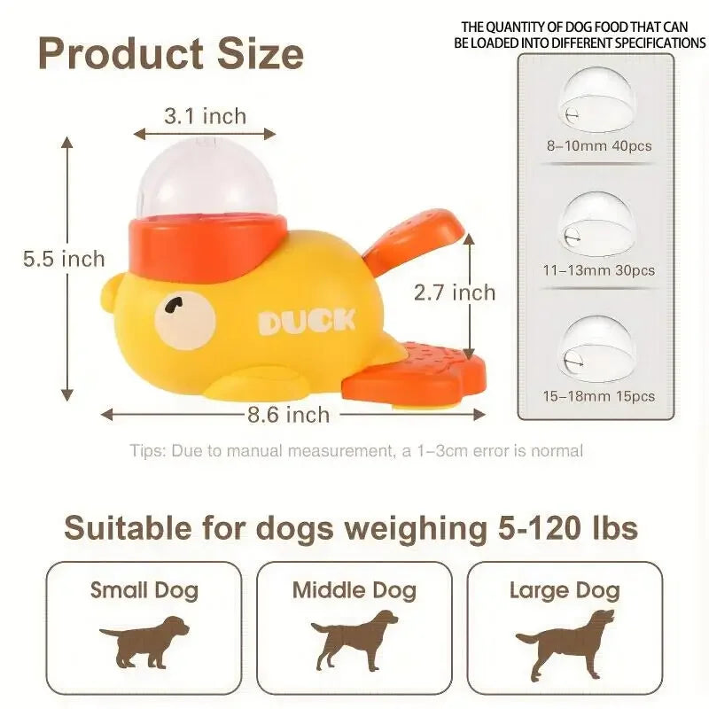 Dog Slow Feeder Interactive Food Dispenser Toy | No Battery Dog Puzzle Feeder Babs