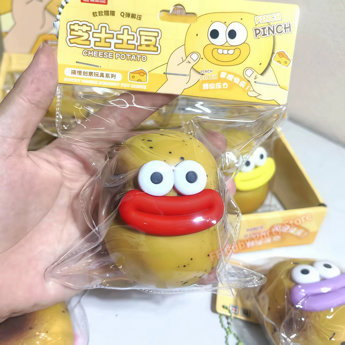 Funny Potato Squishy Squeeze Toy – Slow Rebound Fidget Gift Squishy Fidget Toy Babs