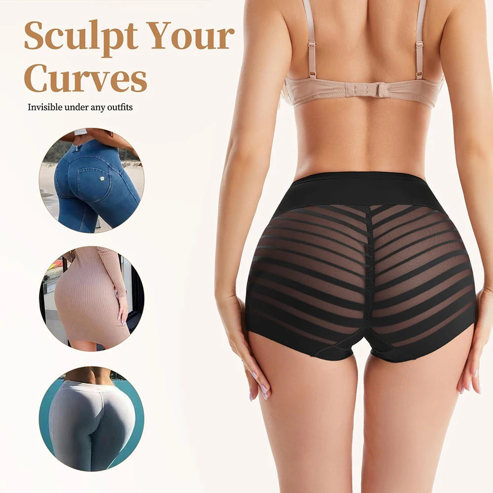 Women's High Waist Tummy Control Boyshort Shapewear Panties Shapewear Boyshorts Babs