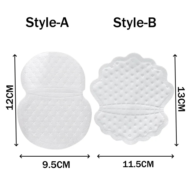 Disposable Underarm Sweat Pads – Unisex Cotton Armpit Shields Underarm Sweat Pads Babs