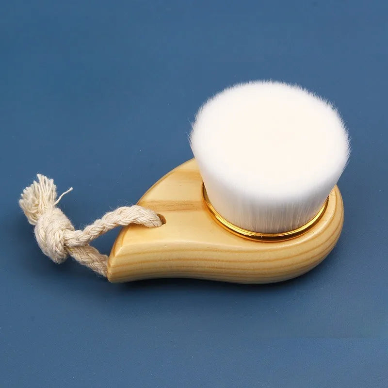 Facial Cleansing Brush – Soft Bristles & Wood Handle | Babs Facial Cleansing Brush Babs