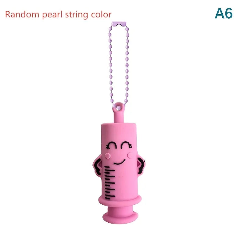 Syringe Keychain Ampoule Opener – Safe Glass Vial Cutter Ampoule Opener Keychain Babs A6