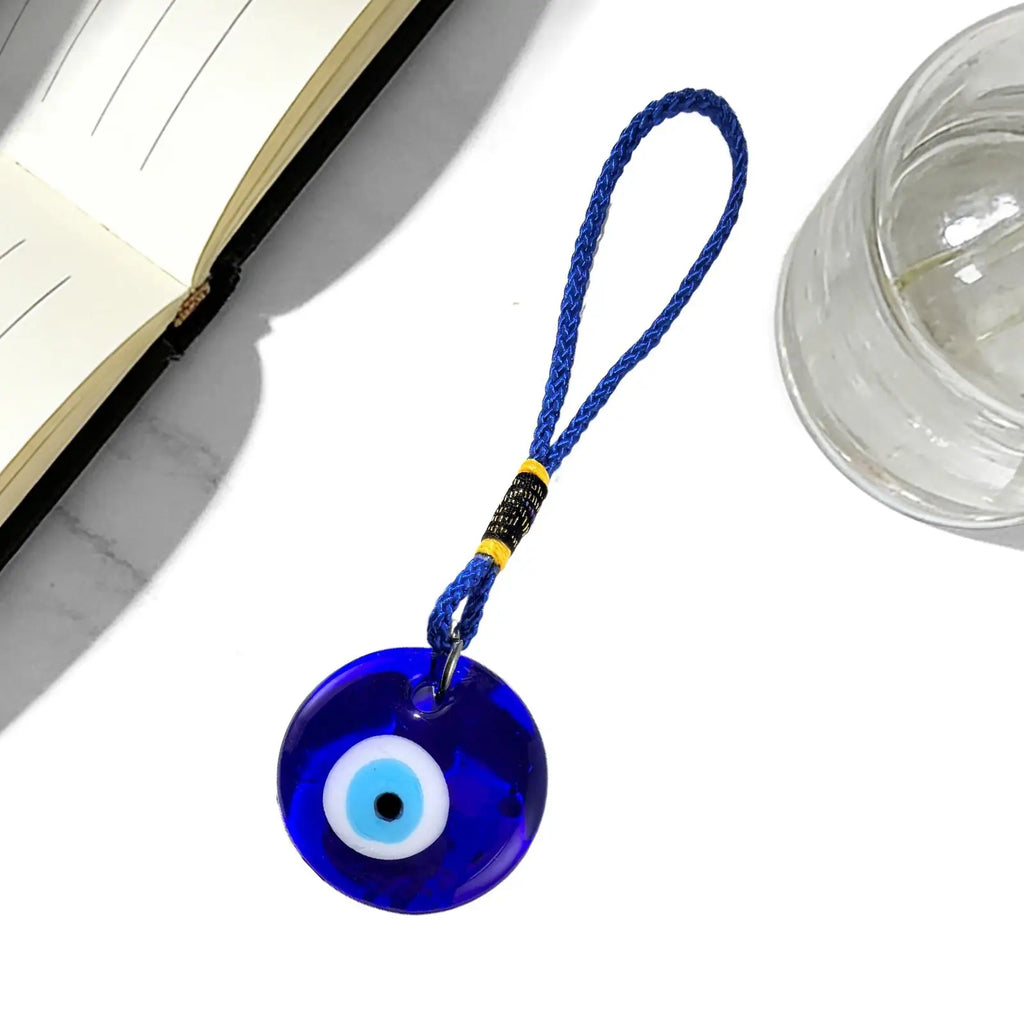 Resin Blue Eye Pendant – Wall Hanging, Keychain & Bag Charm Decorative Pendant Babs