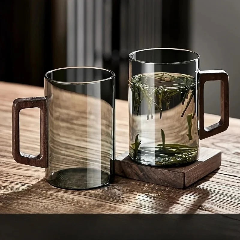 Large Glass Tea Cup – High-Temp Resistant for Office & Home Glass Tea Cup Babs