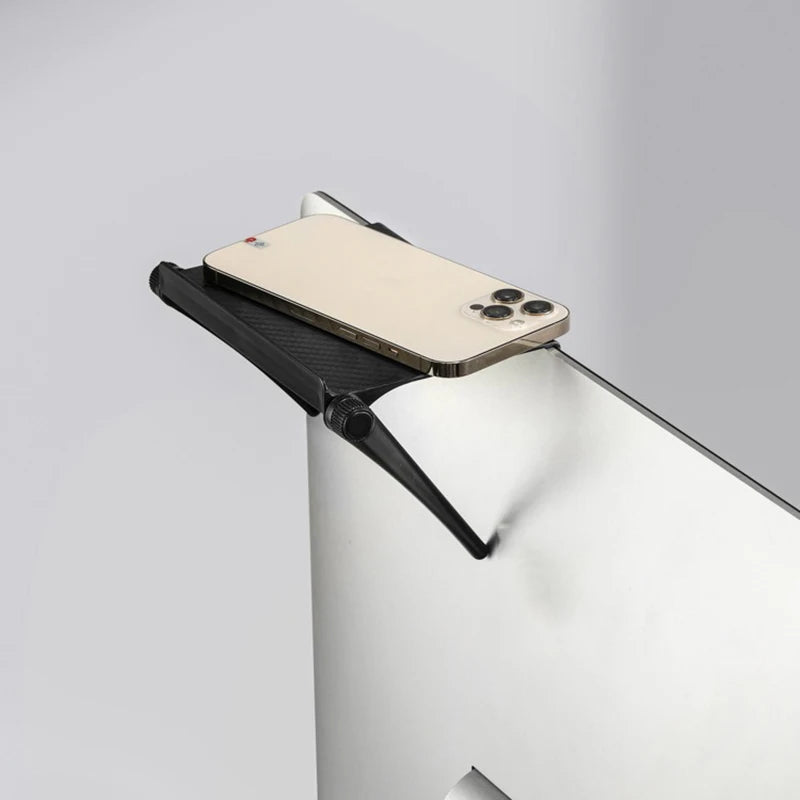 Adjustable Monitor Stand & Screen Top Shelf – No-Drill Organizer Monitor Stand Shelf Babs