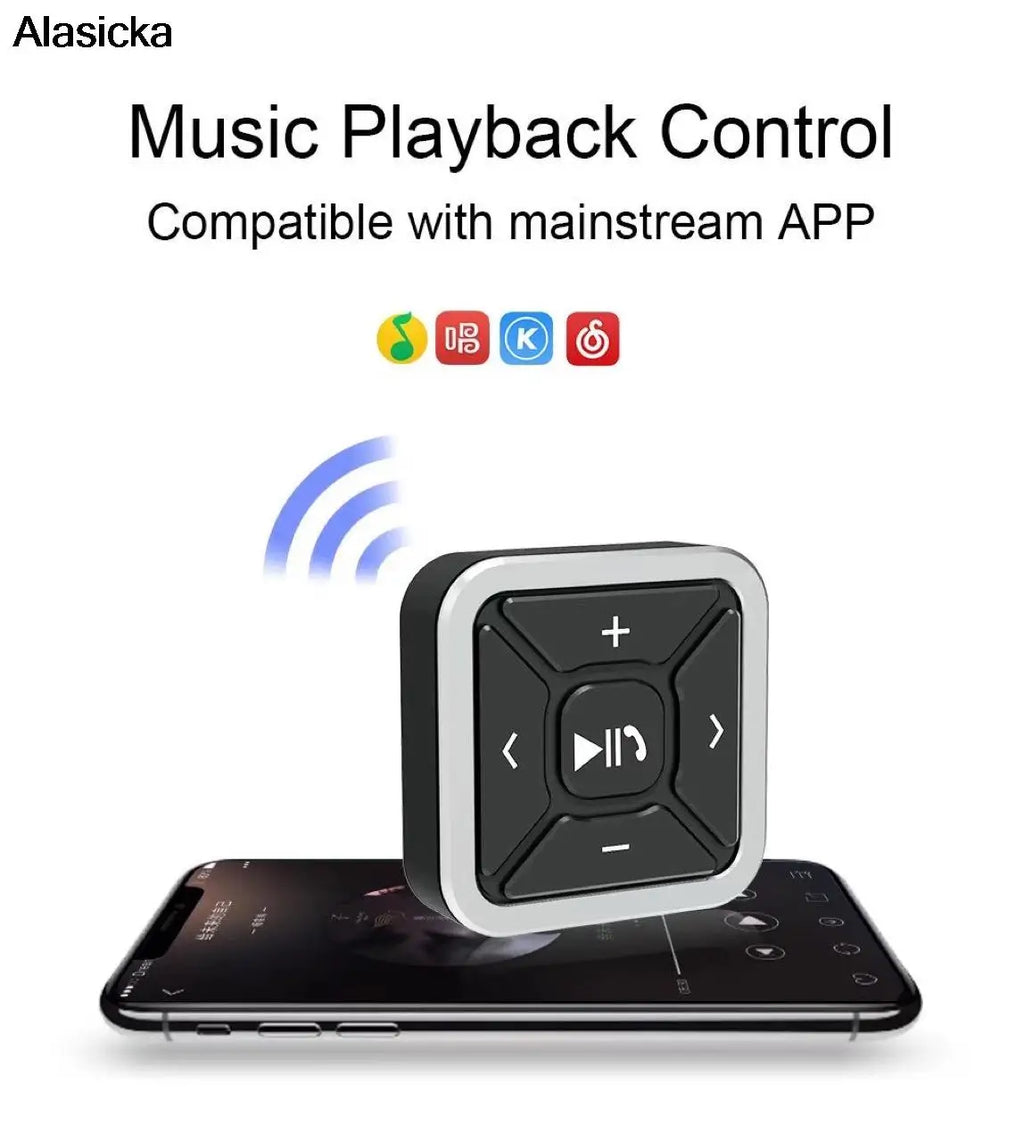 Bluetooth Steering Wheel Remote – iOS & Android Music Control Bluetooth Media Remote Babs