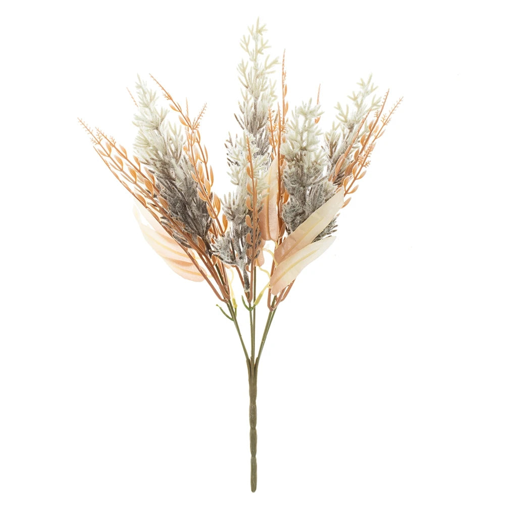 Artificial Silk Reed Stems for Wedding & Home Decor Artificial Flower Stems Babs GRAY 1 PC