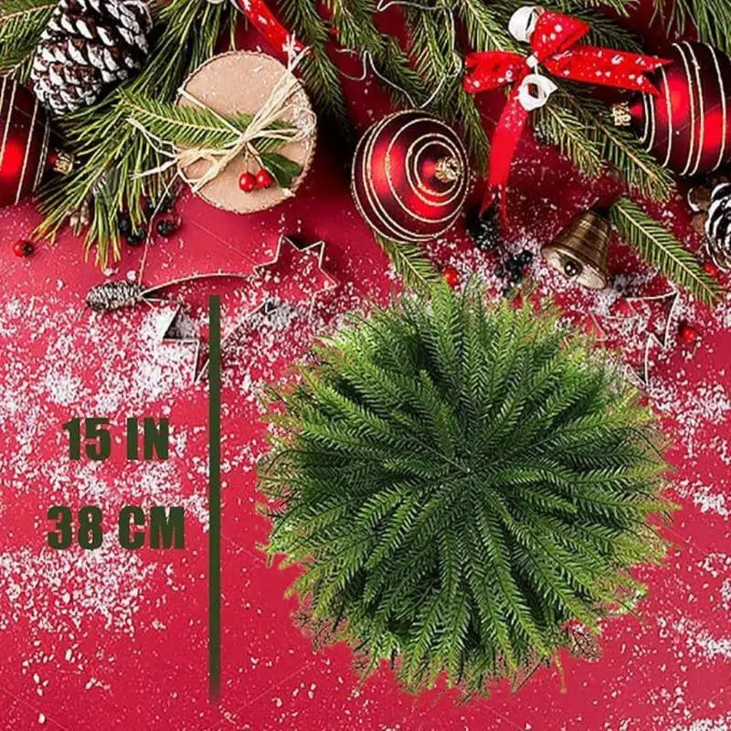 Round Cedar Christmas Placemat | Holiday Dining Table Decor Holiday Placemat Babs
