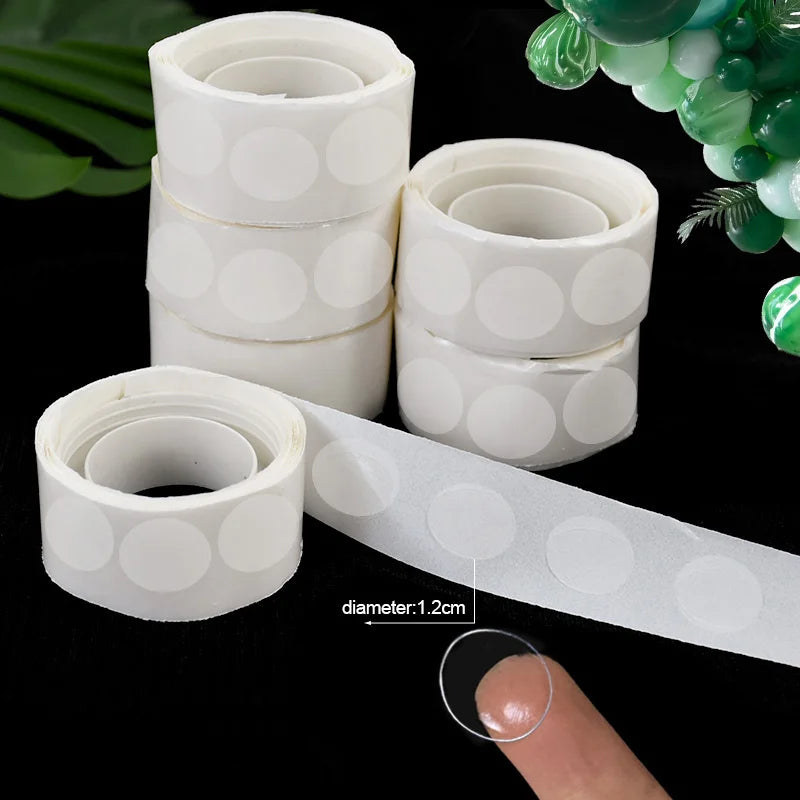 Balloon Glue Dots – Clear Double-Sided Adhesive for Party Decor Balloon Adhesive Dots Babs