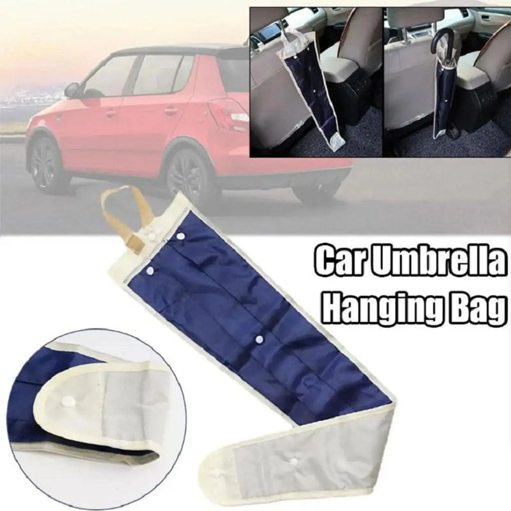 Car Seat Umbrella Holder – Waterproof Polyester Storage Pouch Car Umbrella Organizer Babs