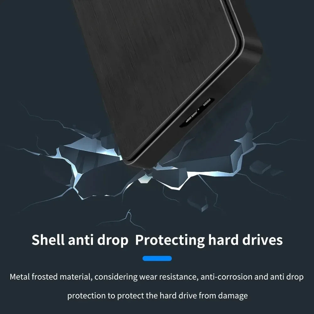 USB 3.0 2.5" SATA HDD SSD External Hard Drive Enclosure | 5Gbps Hard Drive Enclosure Babs