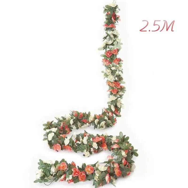 2.5m Artificial Rose Vine | 45 Roses Wedding & Event Décor Artificial Flower Vine Babs