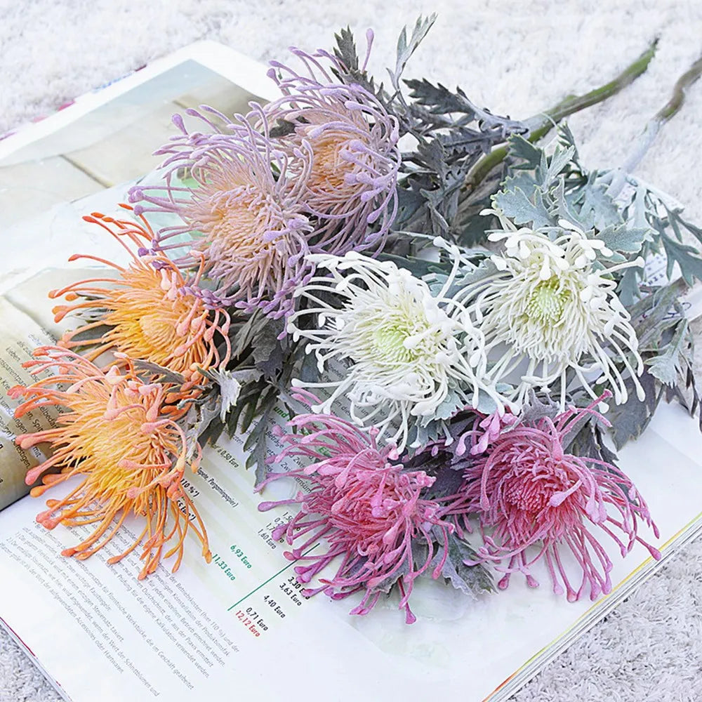 Artificial Crab Claw Flowers 2-Fork Branch – Wedding & Home Décor Artificial Flowers Babs