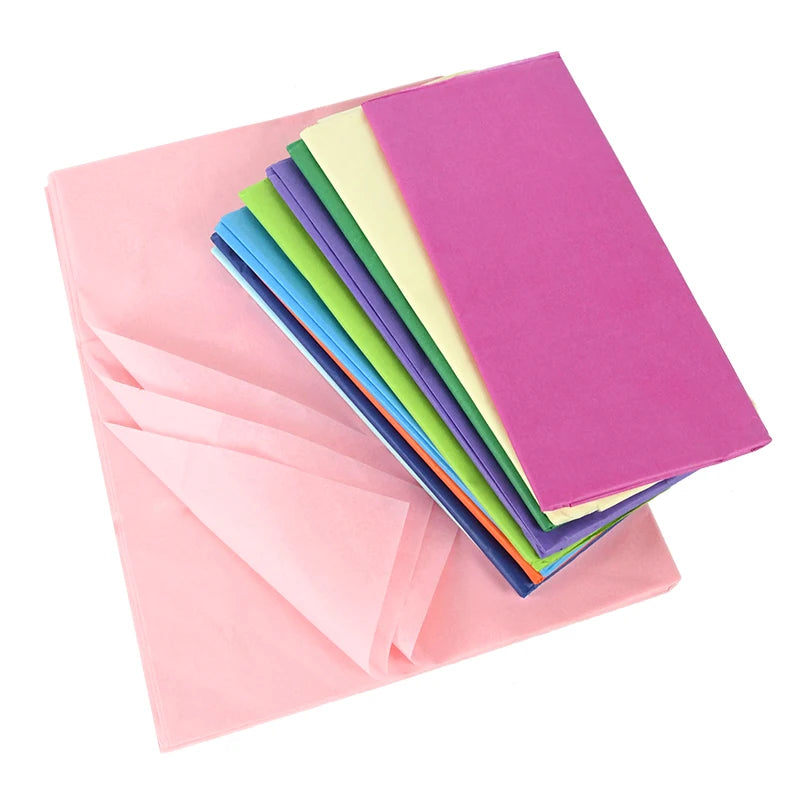 10Pcs Flower Bouquet Wrapping Tissue Paper 65x50cm DIY Craft Gift Wrapping Paper Babs