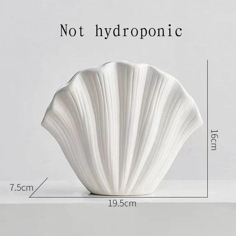 Nordic Ceramic Vase – Modern Tabletop Flower Bottle for Home Ceramic Decorative Vase Babs Not Hydroponic