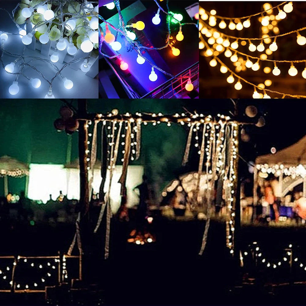 10M LED Ball Fairy String Lights – USB/Battery Garden & Wedding LED String Lights Babs