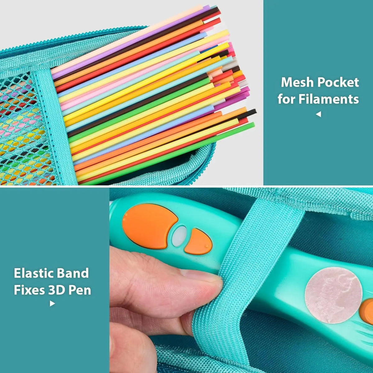 3D Pen Case for 3Doodler Start+ – Travel Organizer & Carrier 3D Pen Carry Case Babs