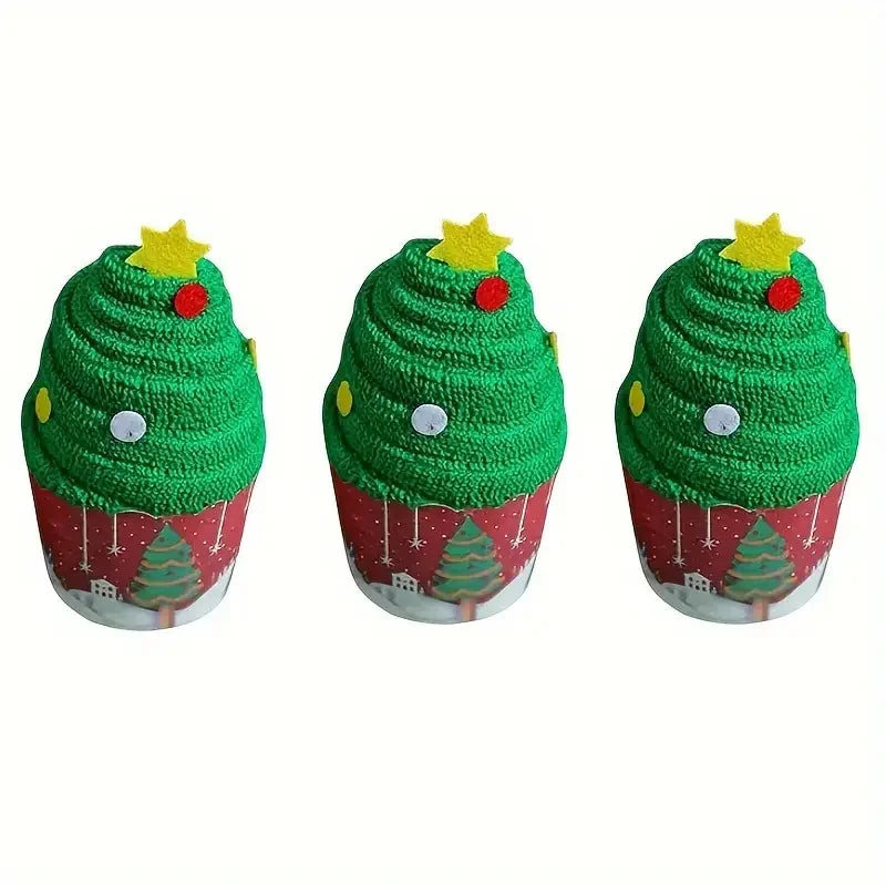 3-Pack Christmas Hand Towels – Santa, Snowman & Xmas Tree Holiday Hand Towels Babs 3Pcs B
