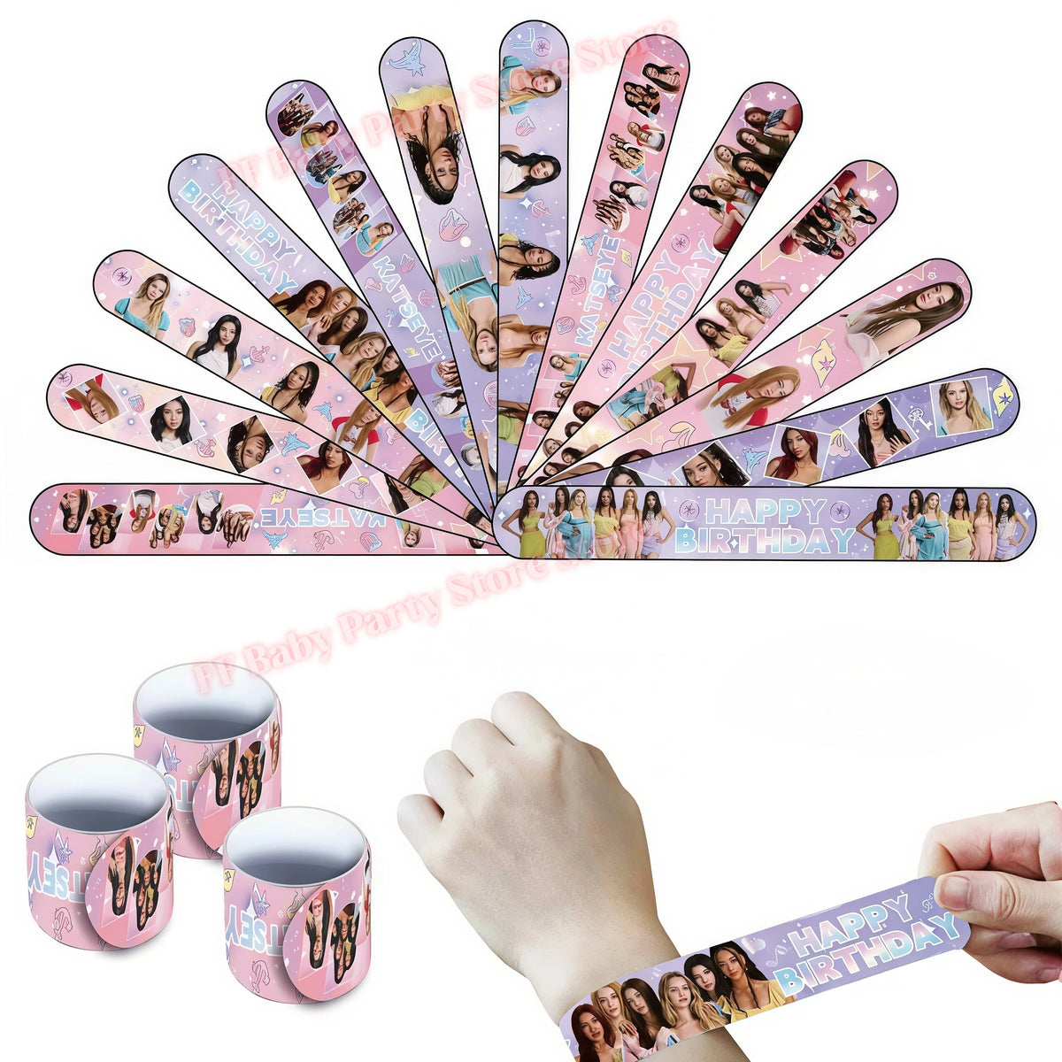 Katseye Kpop Birthday Party Supplies – Plates, Cups & Balloons