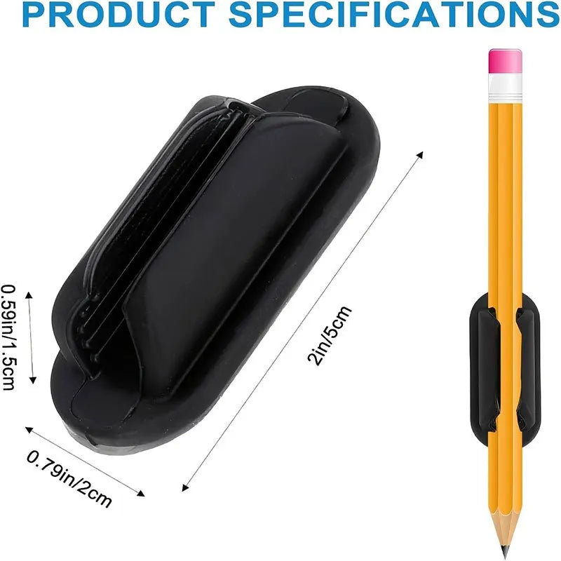 Silicone Self-Adhesive Pen Holder – Wall & Desk Storage 3/6 Pack Pen Holder Organizer Babs