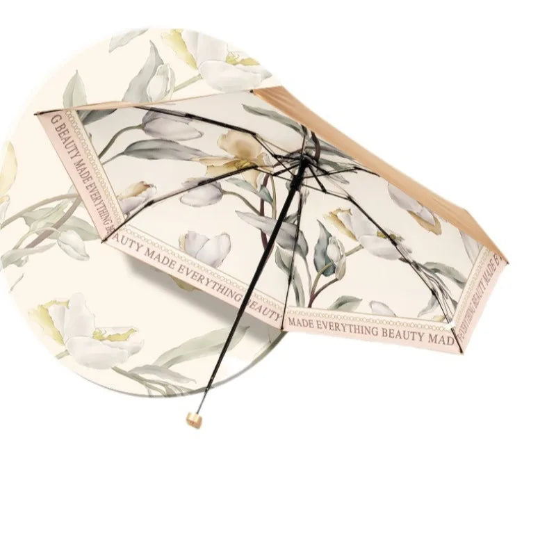 Mini 6-Fold UV Parasol – Compact Rain & Sun Umbrella UPF 50+ UV Parasol Umbrella Babs
