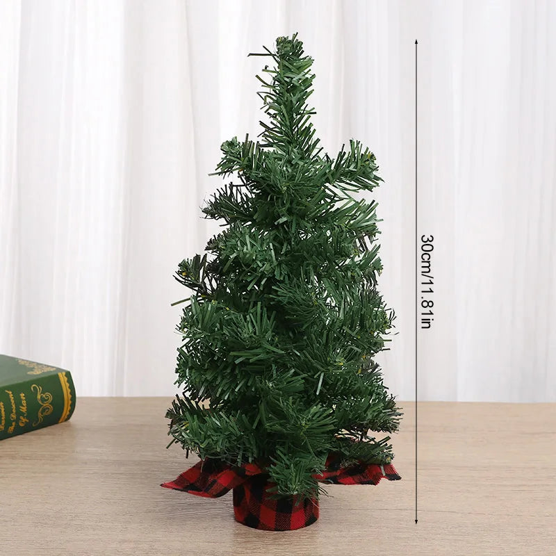 Artificial Mini Christmas Tree 15–30cm Tabletop Pine Decor Mini Christmas Tree Babs 30cm as picture