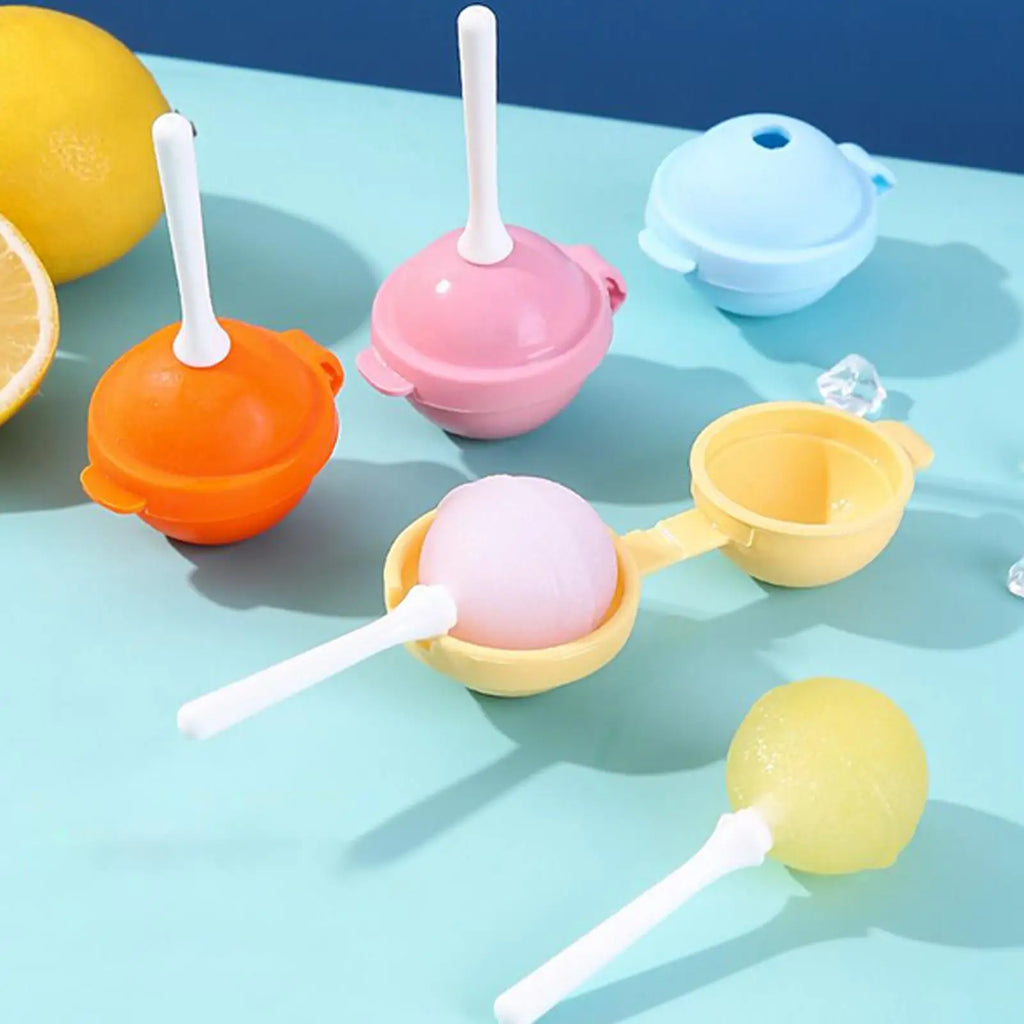 Mini Silicone Popsicle & Lollipop Molds – 4pc Food-Grade Set Silicone Ice Cream Mold Babs