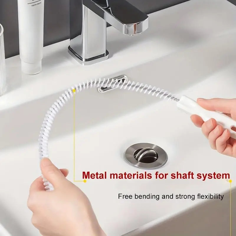 Flexible Long Pipe Cleaning Brush 10 Pack – Drains & Sewers Drain Cleaning Brush Babs