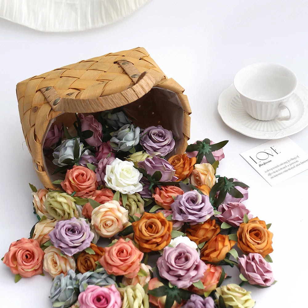 Silk Dandelion & Hyacinth Bouquet | Wedding & Party Flower Decor Artificial Flower Bouquet Babs
