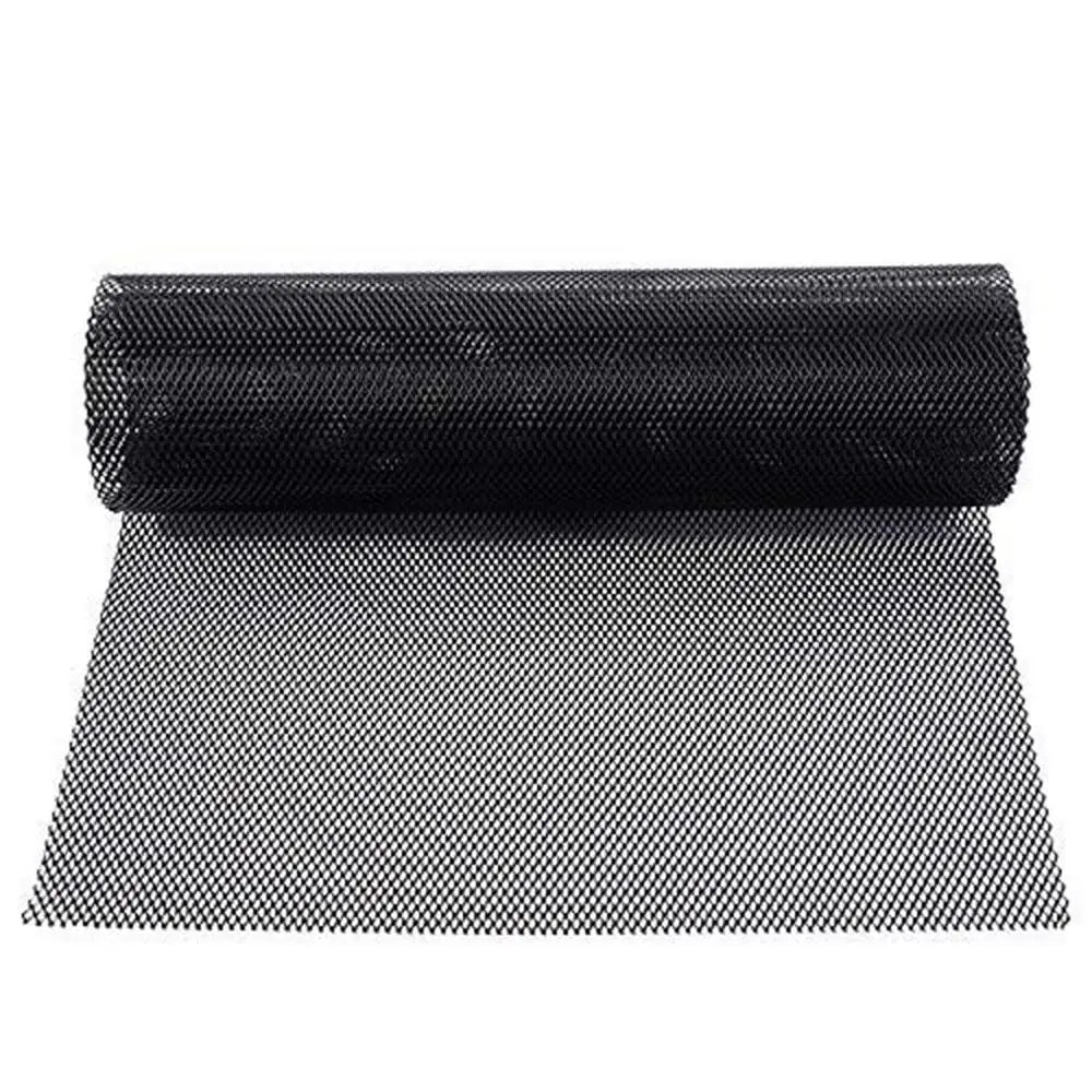 Universal Aluminum Car Grille Mesh Insert – Rhombic Hole, Black Car Grille Mesh Babs 10x20mm
