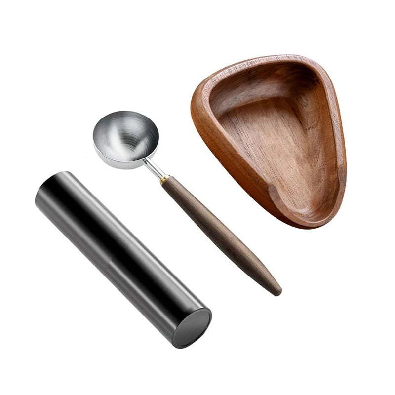 Wooden Coffee Bean Dosing Tray & Spray Bottle Set | Espresso Kit Espresso Accessory Set Babs 3pcs