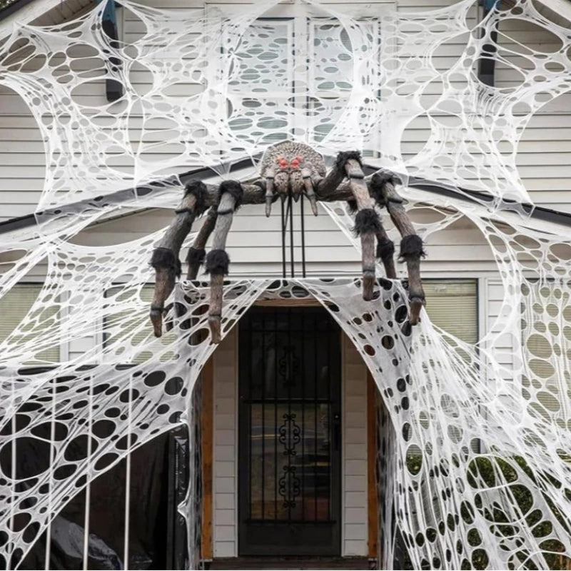 Halloween Stretchable Spider Web Cobweb Decoration Indoor Outdoor Halloween Cobweb Decoration Babs