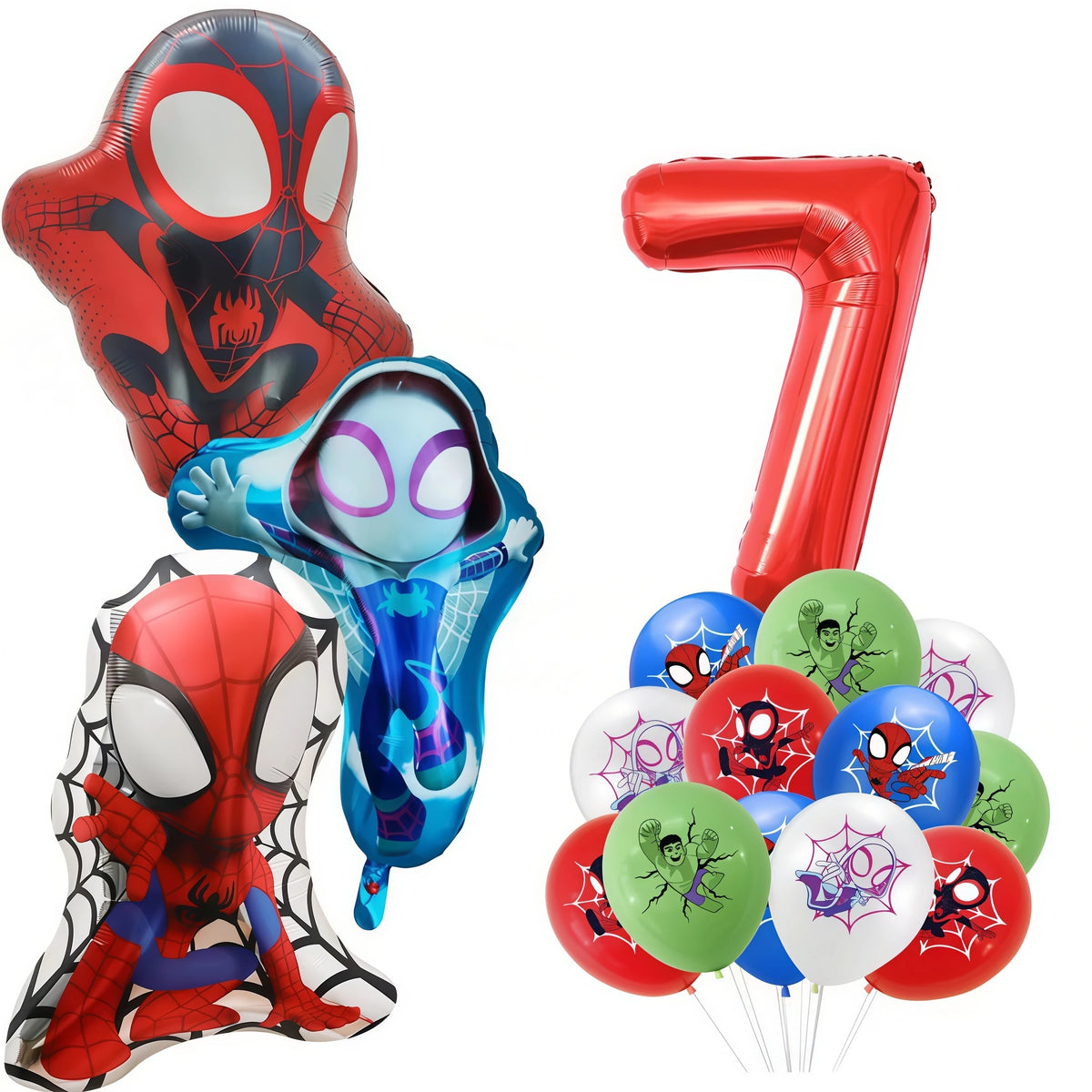 Spidey Giant Superhero Foil Balloons – Birthday Party Décor