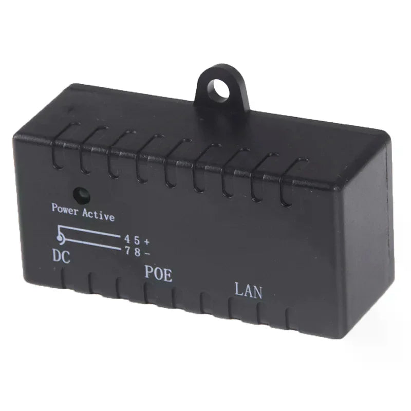 Passive PoE Injector 12V–48V for IP Camera, VoIP & Network AP PoE Network Injector Babs