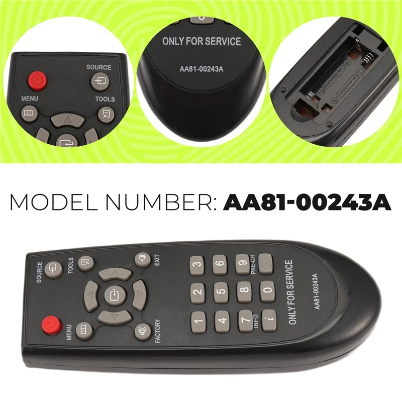 Samsung TV Service Remote AA81-00243A TM930 Replacement TV Service Remote Babs