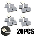 20PCS PTFE Square Furniture Gliders & Floor Sliding Pads Furniture Sliding Pads Babs 20PCS