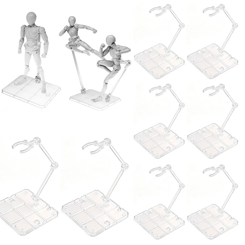 Acrylic Figure Display Stand for Gundam 1/144 & 6-Inch Models Figure Display Stand Babs