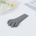 Floor Door Stopper – Anti-Slam PU Rubber Block, No Drill Floor Door Stopper Babs grey paw